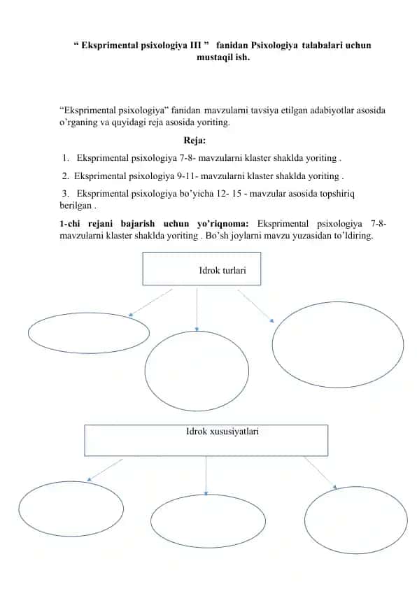 Eksprimental psixologiya III
