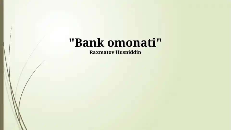 Bank omonati