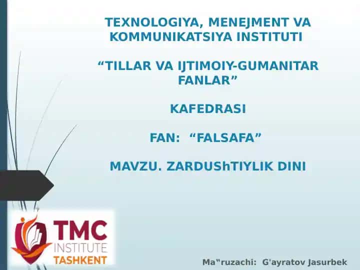 ZARDUShТIYLIK DINI