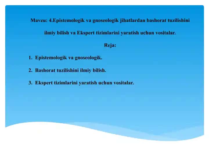 Epistemologiya