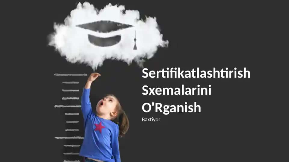 Sertifikatlashtirish Sxemalarini O'Rganish