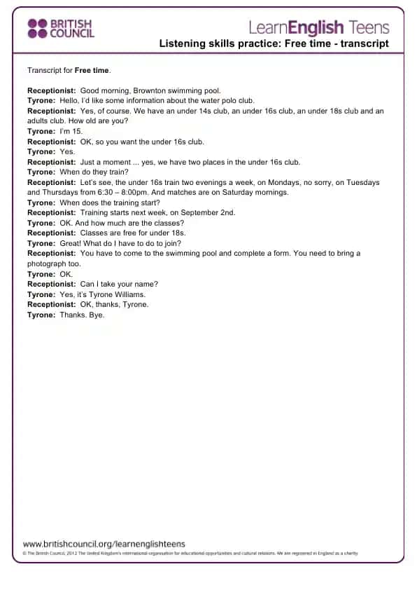 Water Polo Club information