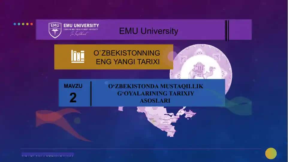 O'zbekistonning Tarixi