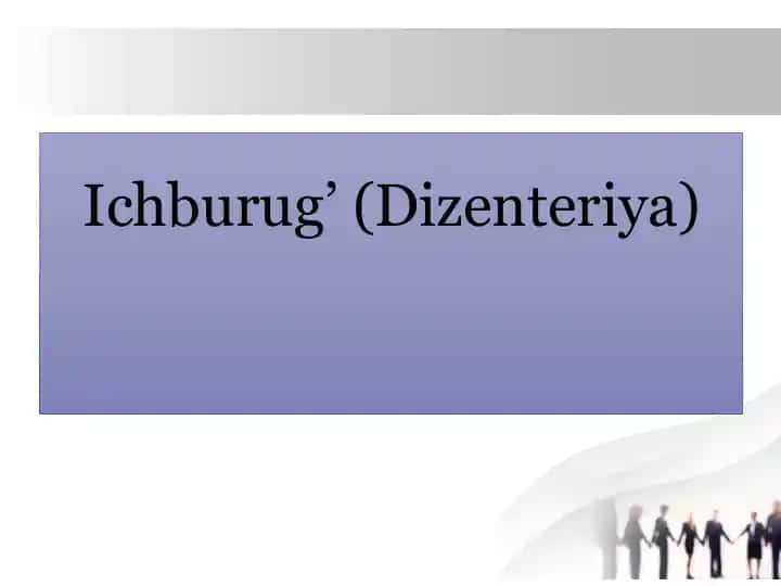 Ichburug’ (Dizenteriya)