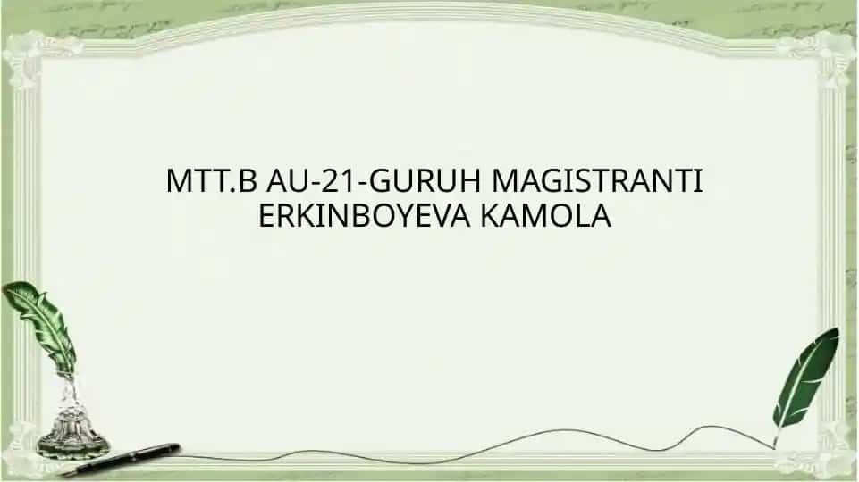 JAMIYAT TARAQQIYOTIDA RAHBAR MA'NAVIYATINING O'RNI