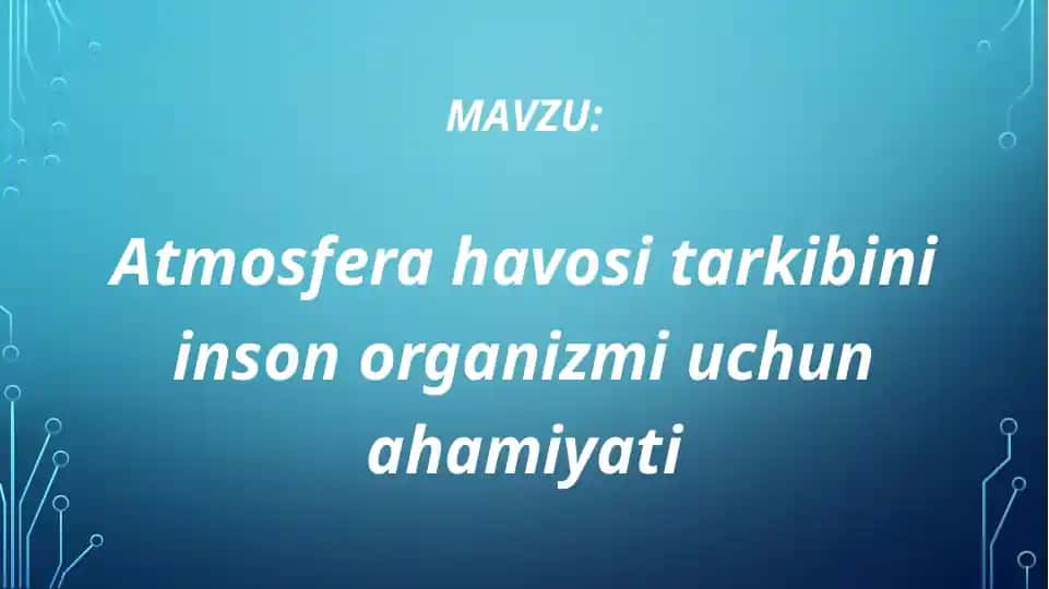 Atmosfera havosi tarkibi
