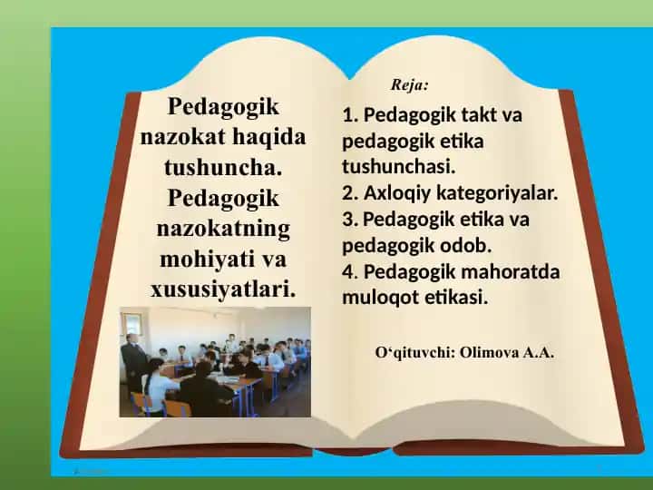 Pedagogik nazokat