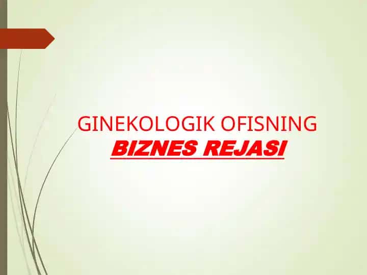 Ginekologik Ofisning Biznes Rejasi