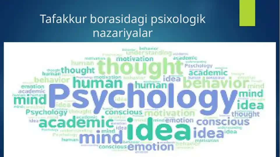 Tafakkur psixologiyasi