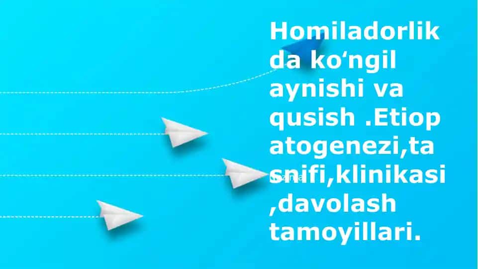 Ertalabki Ko'ngil Aynishi va Qusish