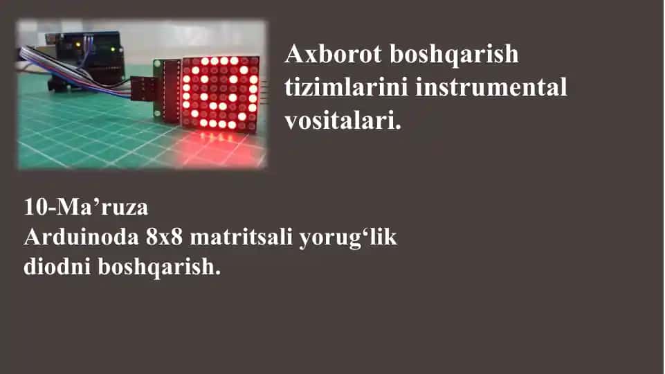 8x8 LED matritsa