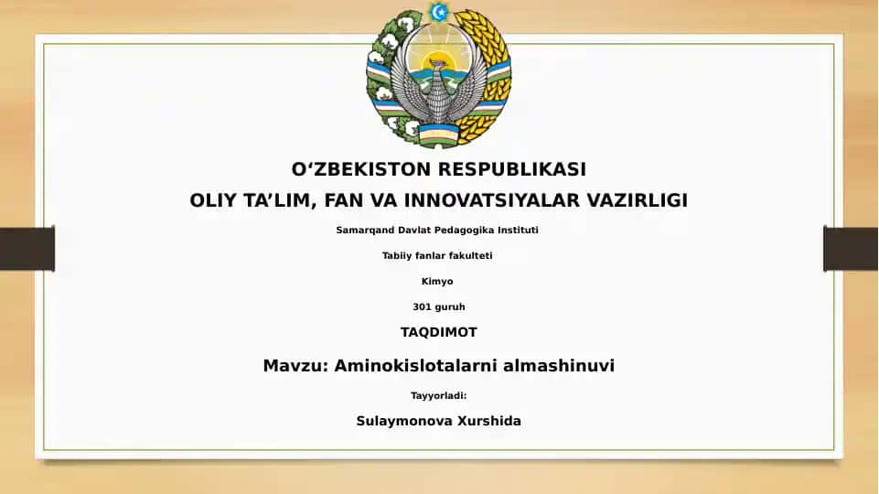 Aminokislotalarni almashinuvi