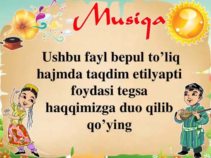 Notalar bilan musiqa kitobi