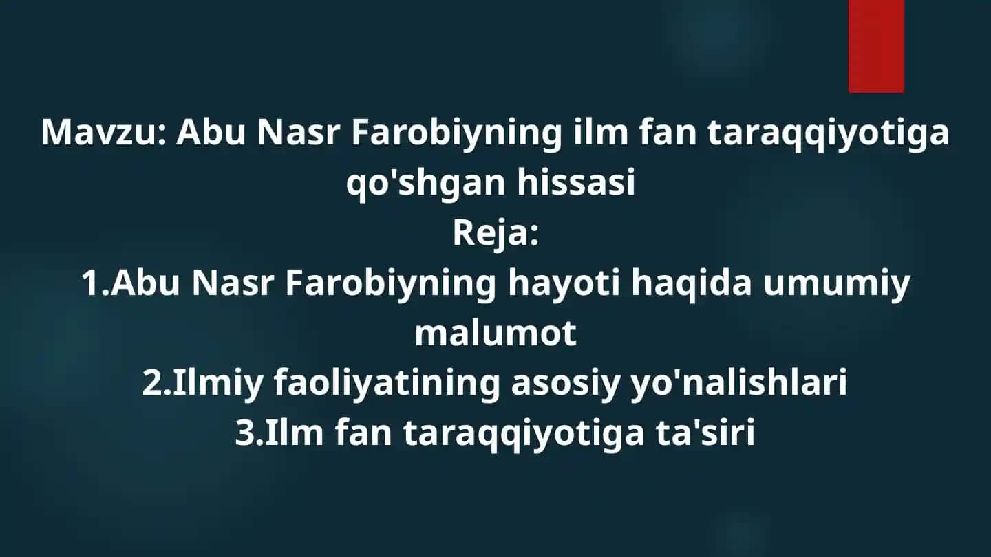 Abu Nasr Farobiy