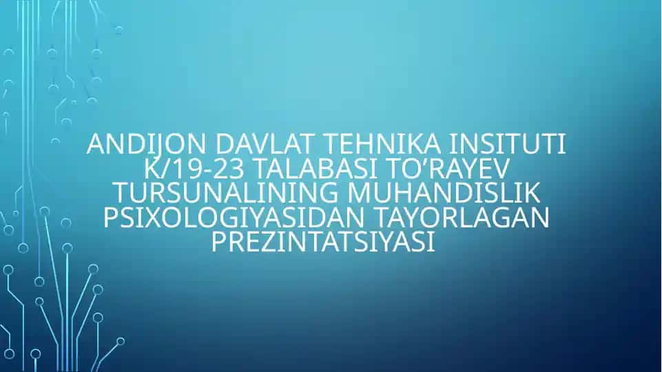 TAFAKKUR HAQIDA TUSHUNCHA