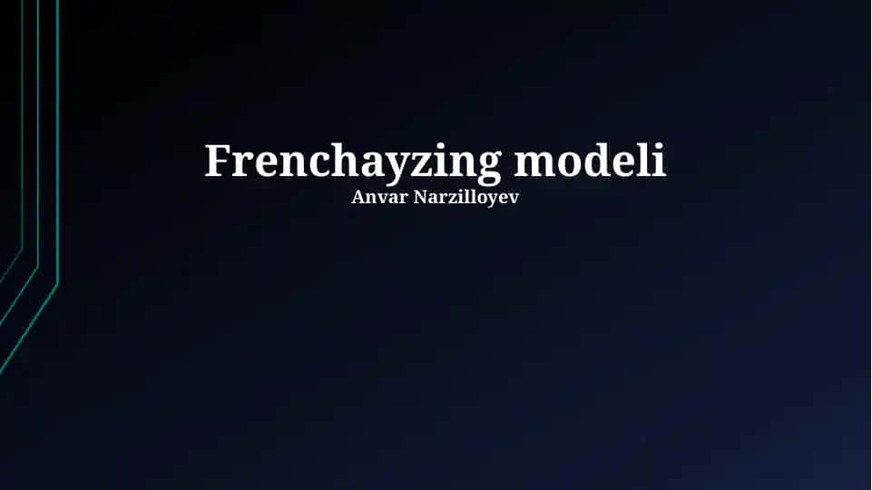 Frenchayzing modeli