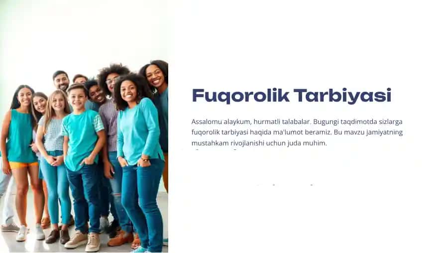 Fuqorolik Tarbiyasi