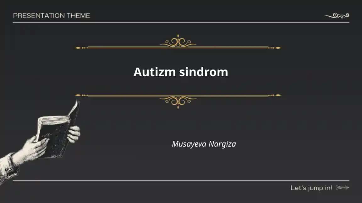 Autizm sindrom