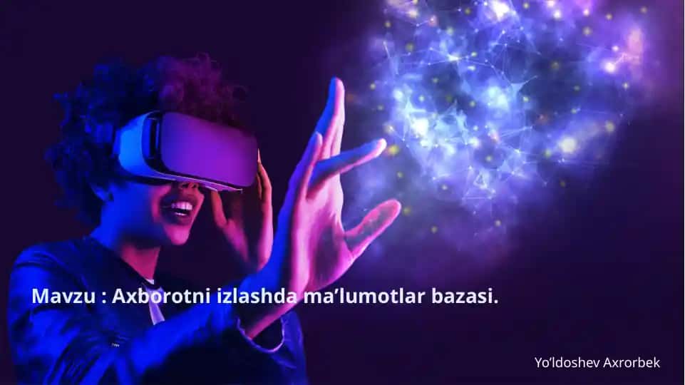 Ma'lumotlar bazasi haqida