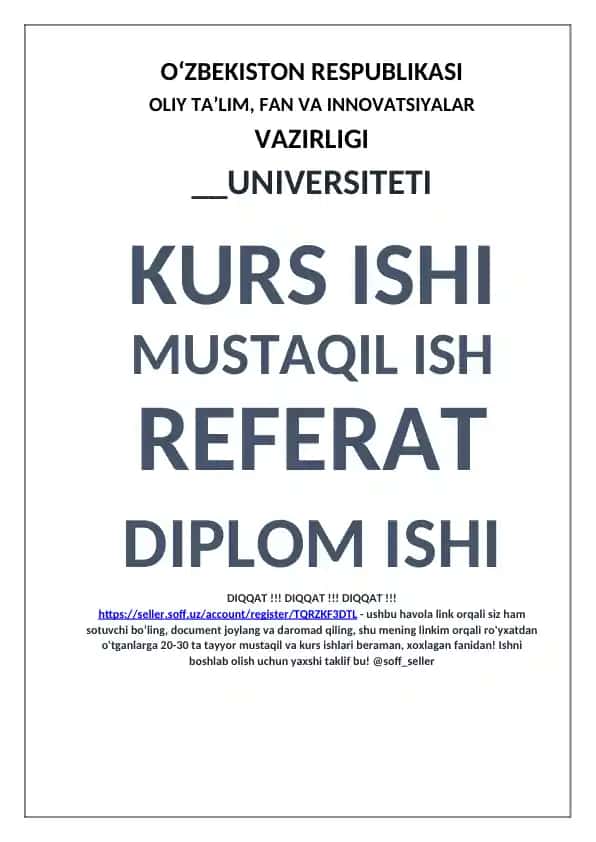 Kadrlar xizmatini avtomatlashtirish uchun ma'lumotlar bazasi