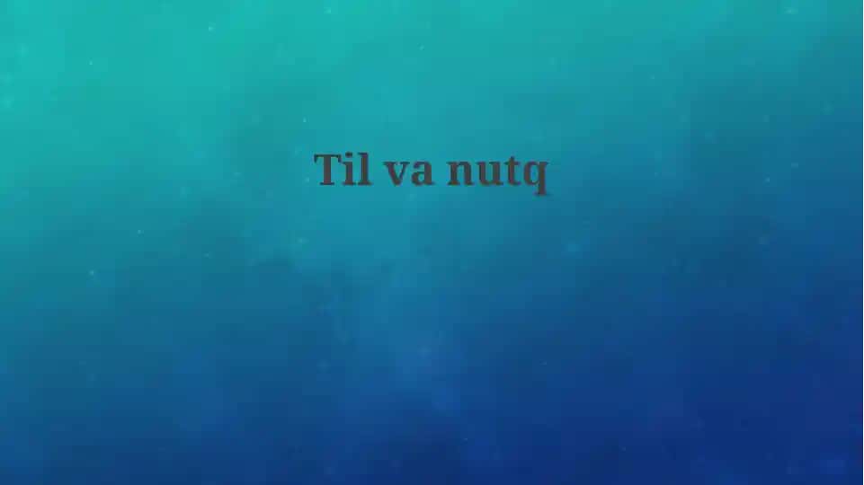Tilvanutq