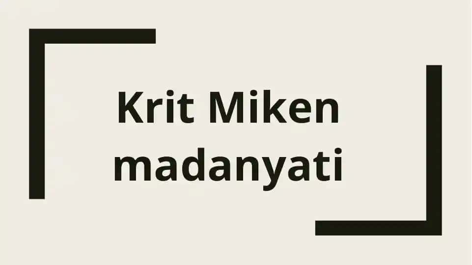 Krit-Miken madanyati