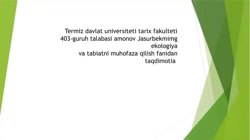 O'zbekiston Respublikasi tabiatni muhofaza etiladigan tabiy hududlar