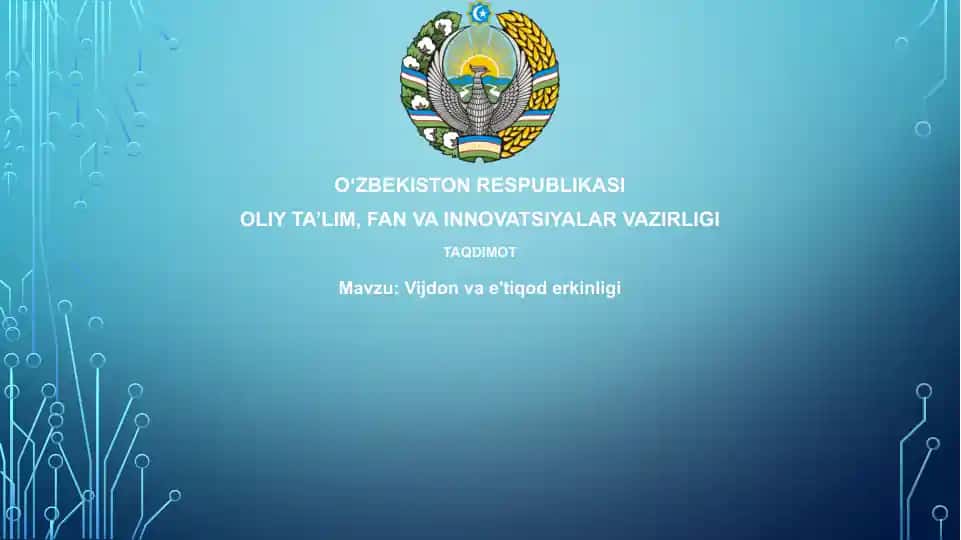 Vijdon va e'tiqod erkinligi