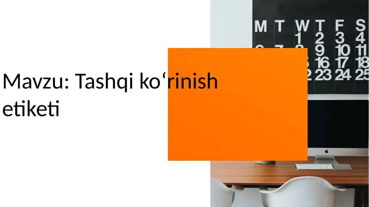 Tashqi koʻrinish etiketi