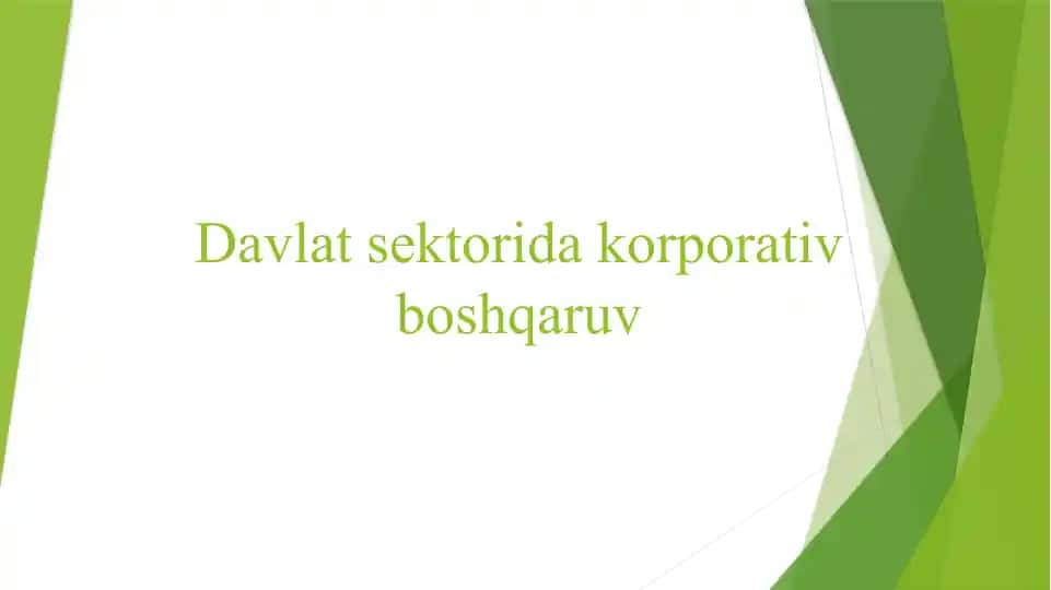 Korporativ boshqaruv