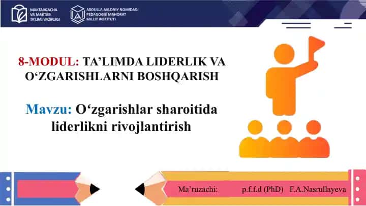 Liderlikning samarali usullari