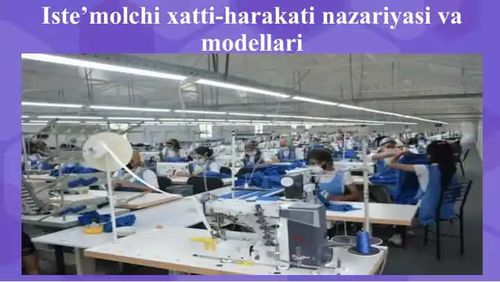 Iste’molchi xatti-harakati nima?
