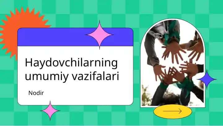 Haydovchilarning Umumiy Vazifalari