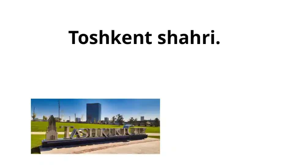 Toshkentshahri