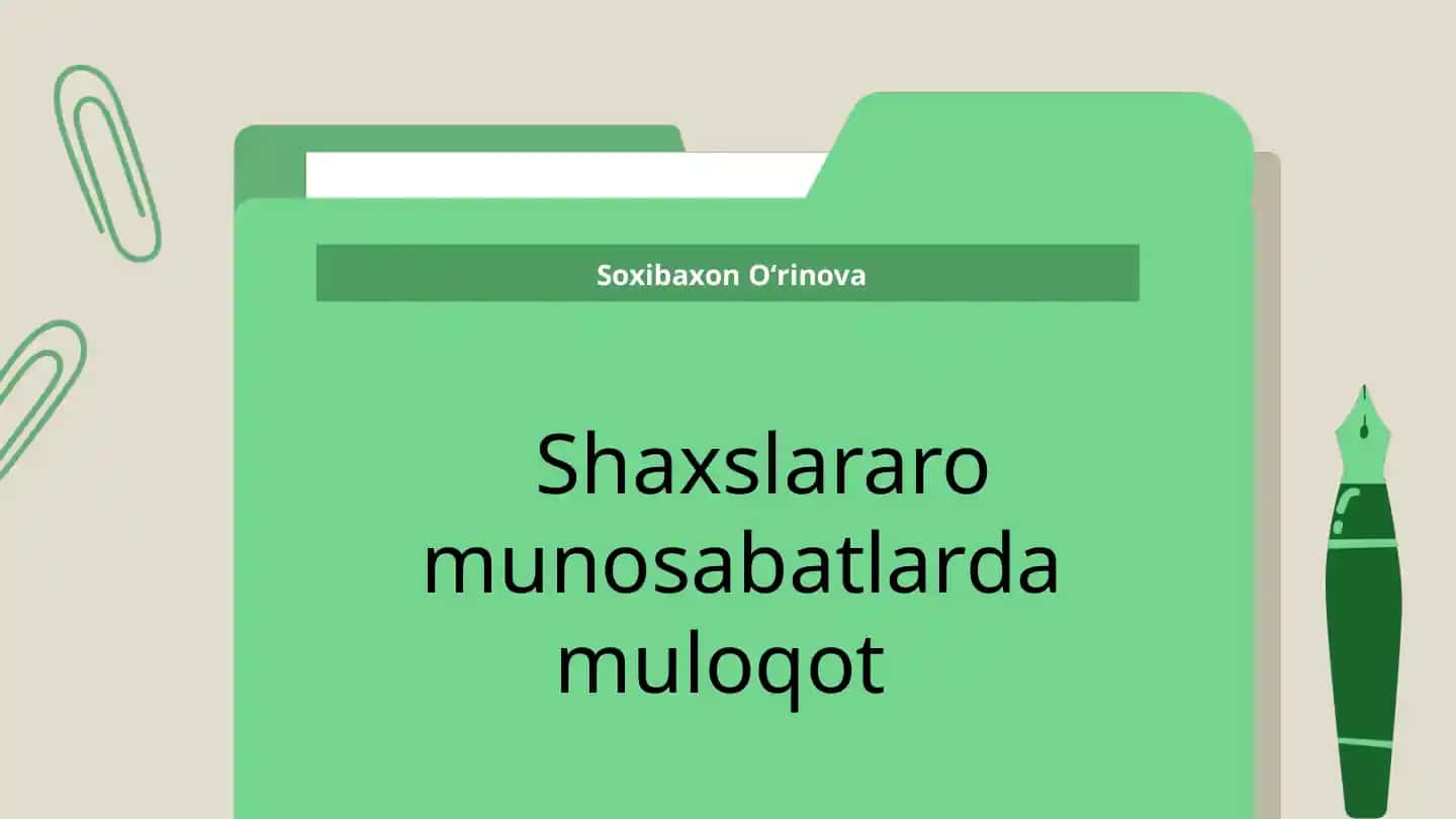 Muloqotning asosiy tamoyillari va texnikalari
