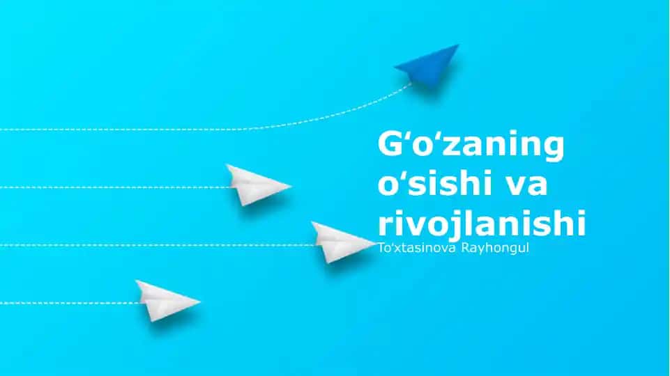 Paxta yetishtirish texnologiyalari tarixi va taraqqiyoti