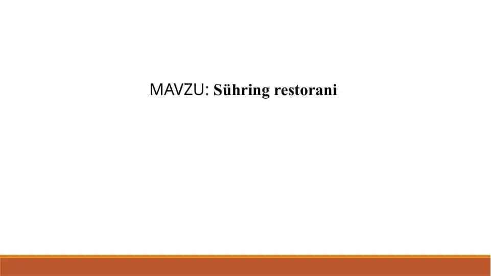 Sühring restorani
