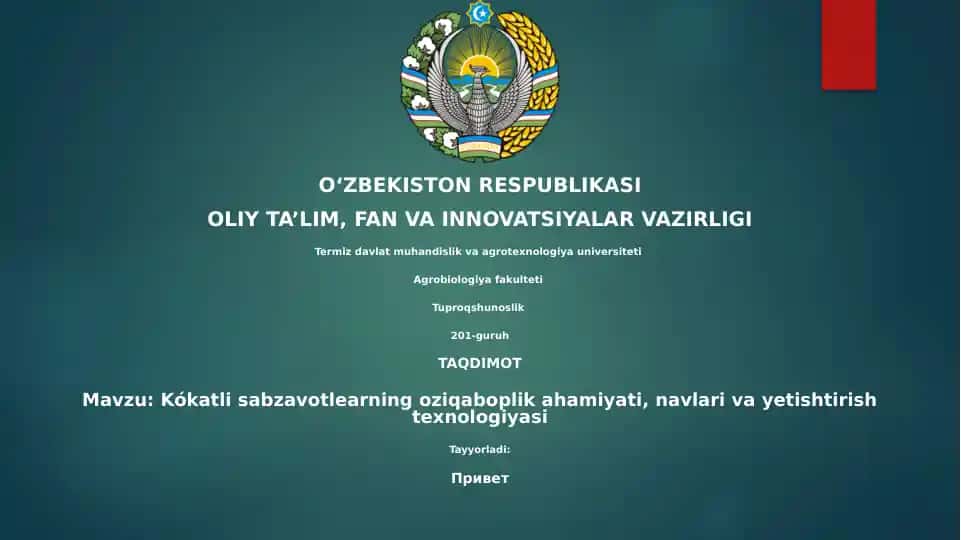 Kókatli sabzavot