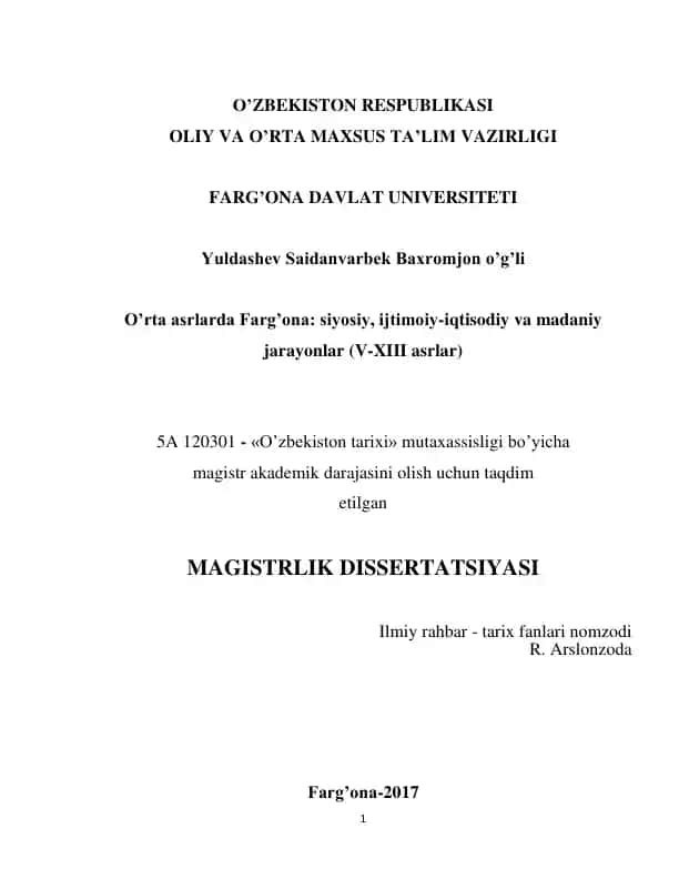 O‘zbekiston tarixi
