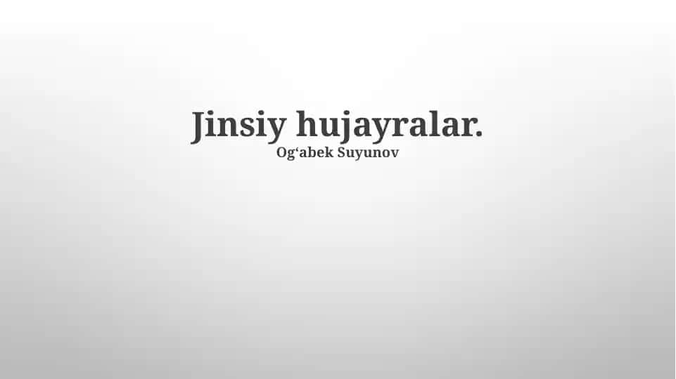 Jinsiy hujayralar