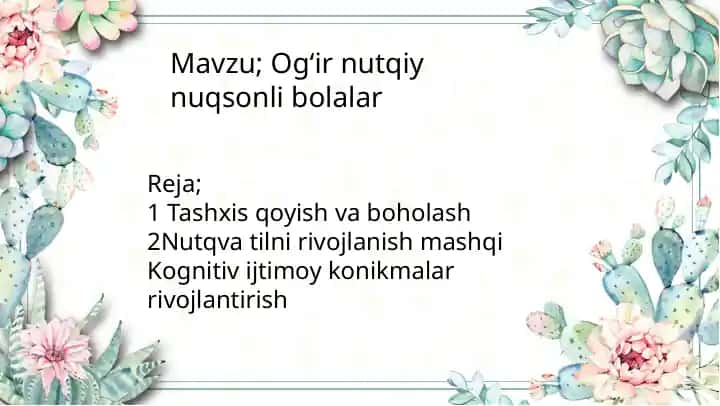 Ogʻirnutqiynuqsonlibolalar