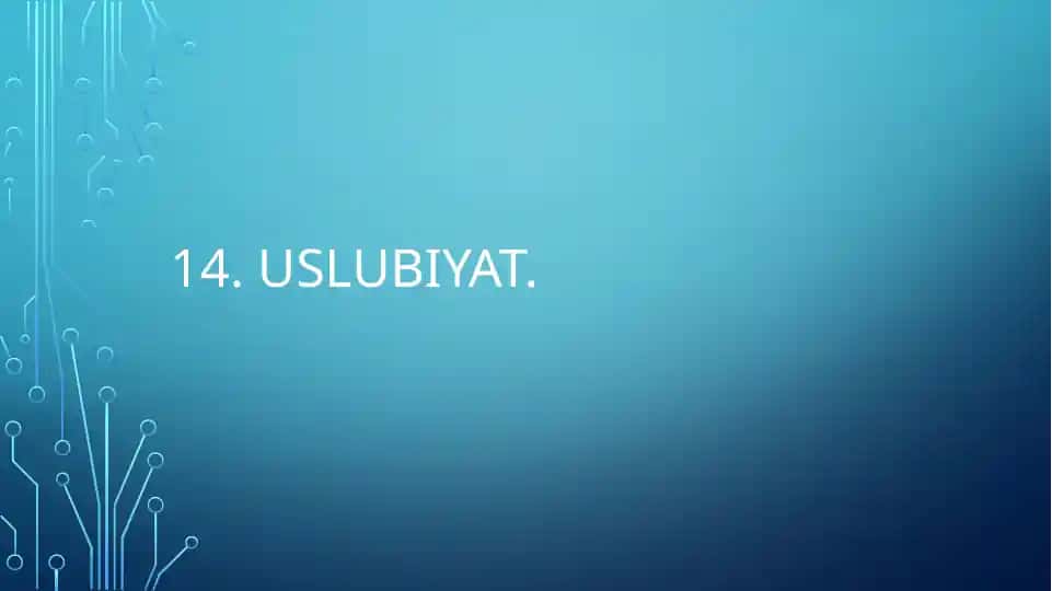 Uslubiyat