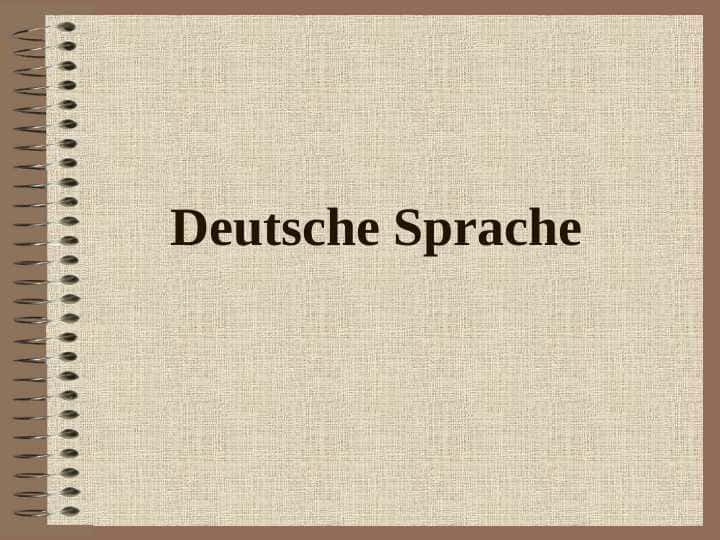 Deutsche Sprache Matn