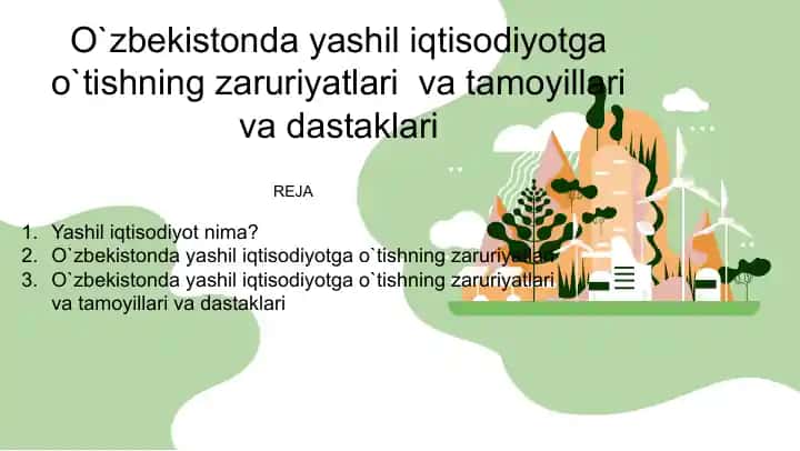 Yashiliqtisodiyotnima?