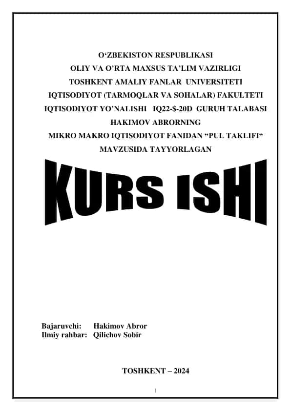 Pul Taklifi