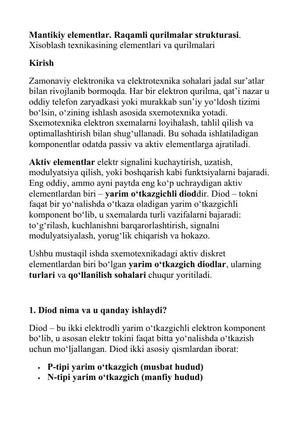 Diodlar