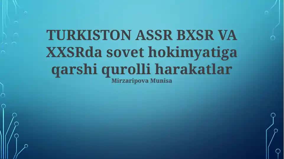 Sovet hokimyatining mustahkamlanishi