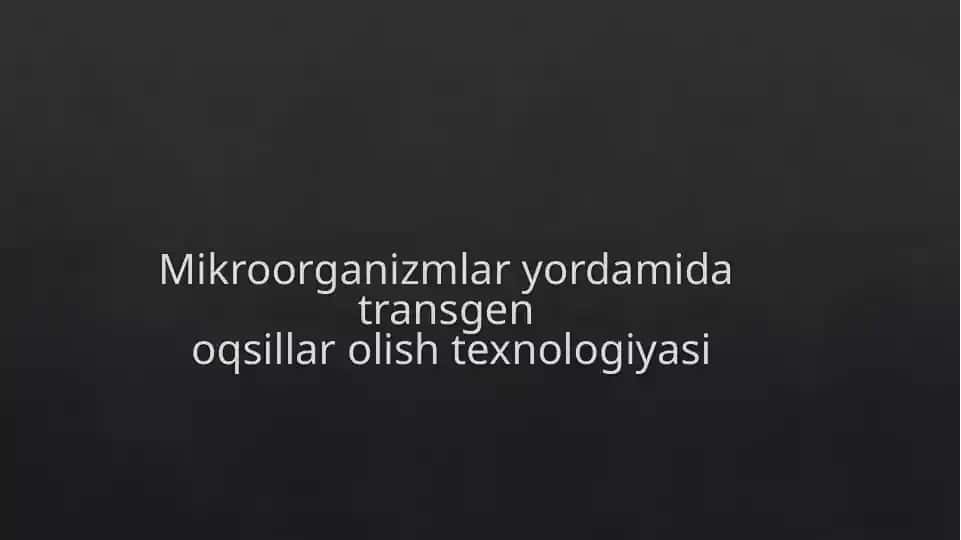 Transgenoqsillarnima?