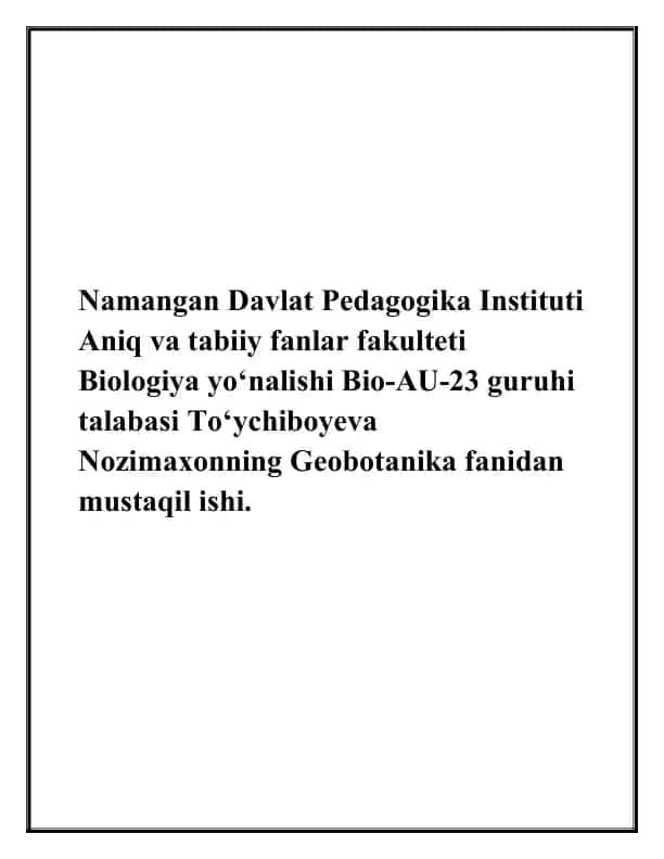 Mavsumiy va sutkalik o‘zgarishlar