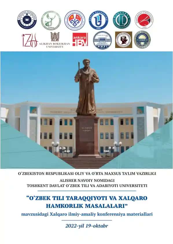 O‘zbek tili taraqqiyoti va xalqaro hamkorlik masalalari Xalqaro ilmiy-amaliy konferensiya materiallari